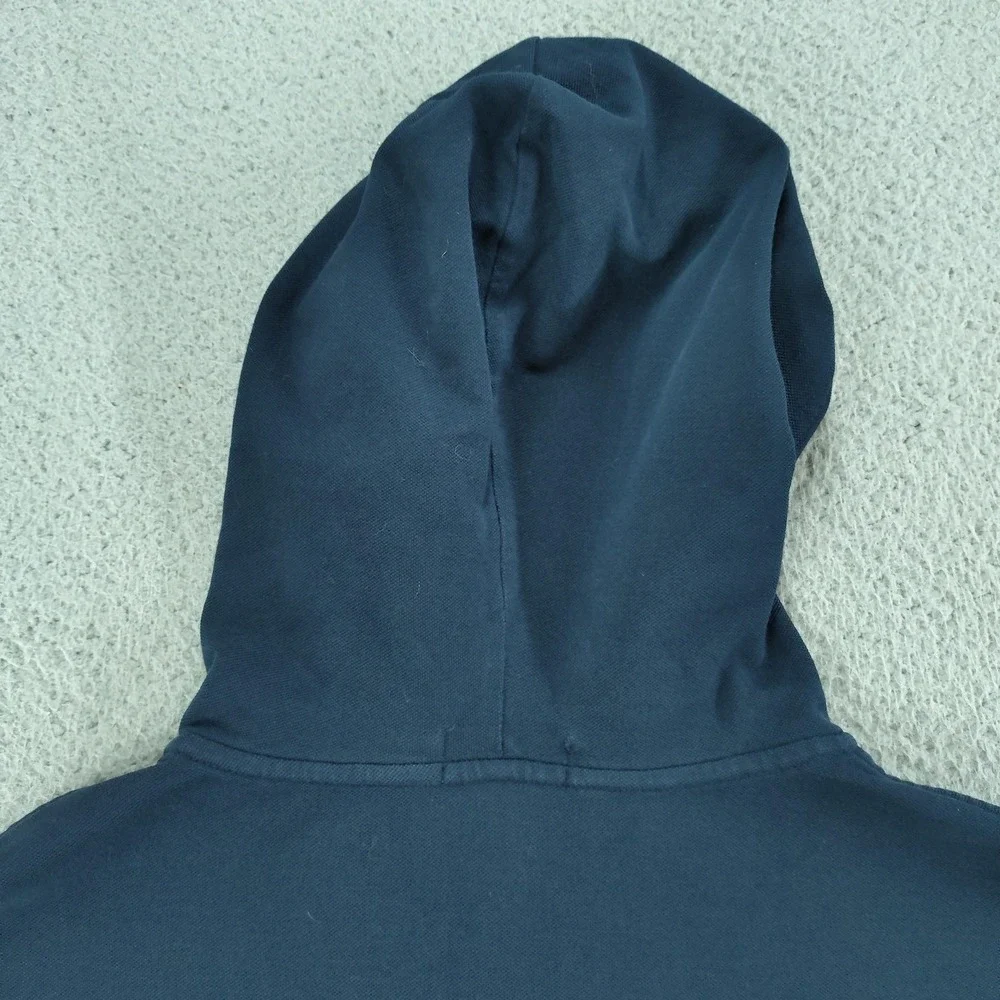 Polo Ralph Lauren Polo Shirt Mens Large Blue Hooded Colorblock Tricolor